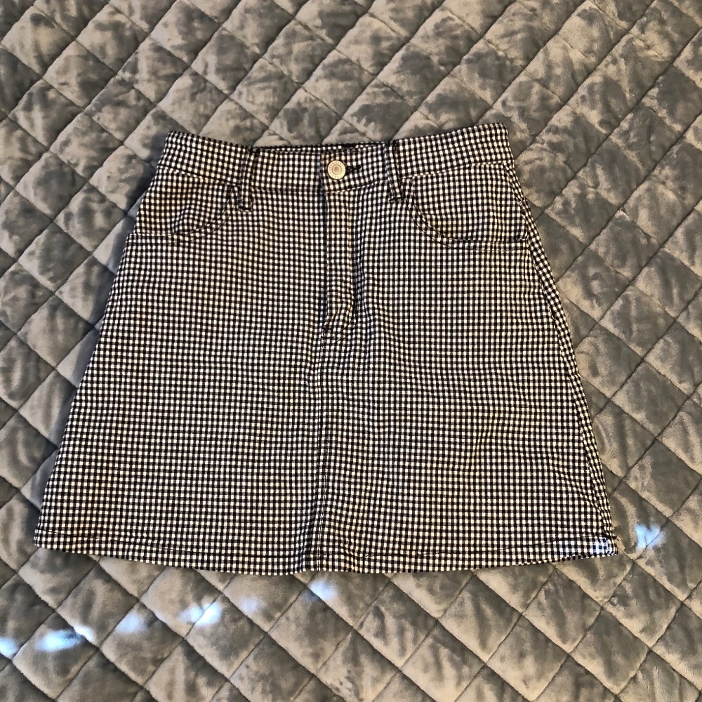 Brandy Melville Checkered Juliette Skirt